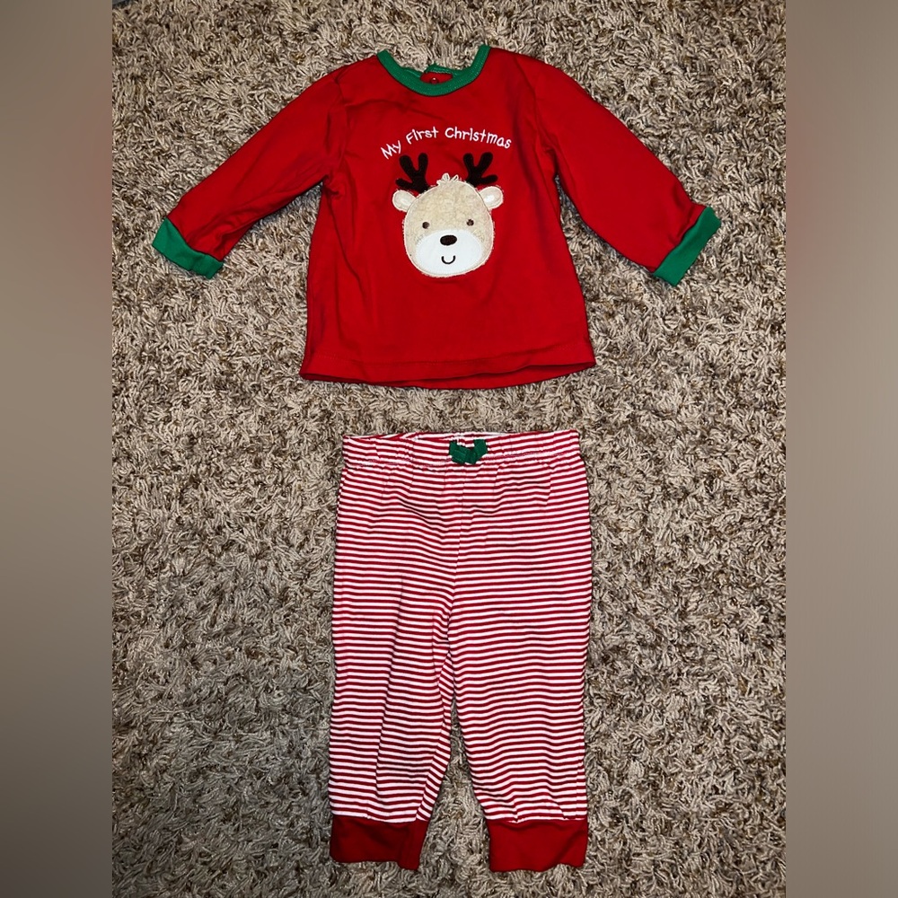 Little Me, 6-9 month Christmas outfit or pajamas